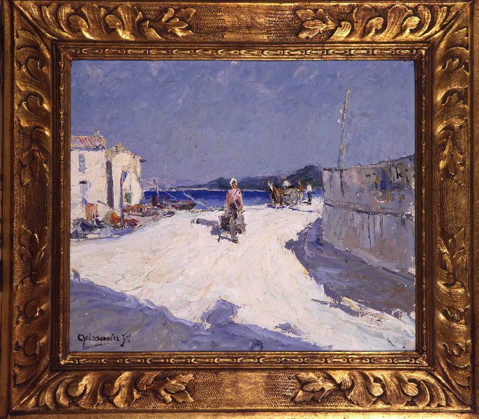 Route blanche à Martigues