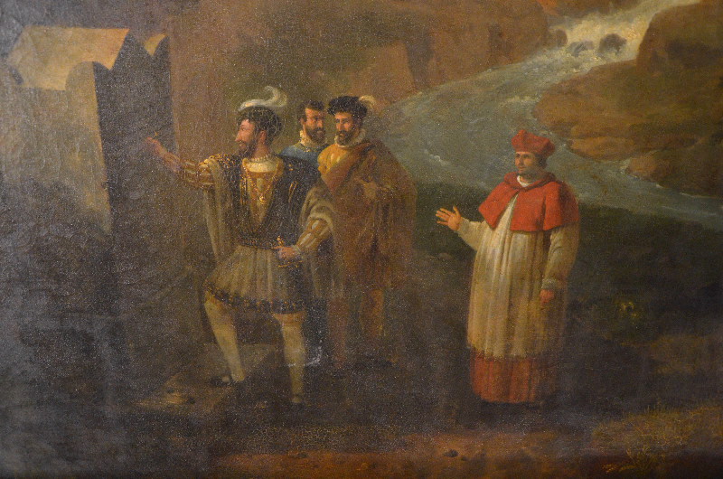 François 1er à la Fontaine de Vaucluse