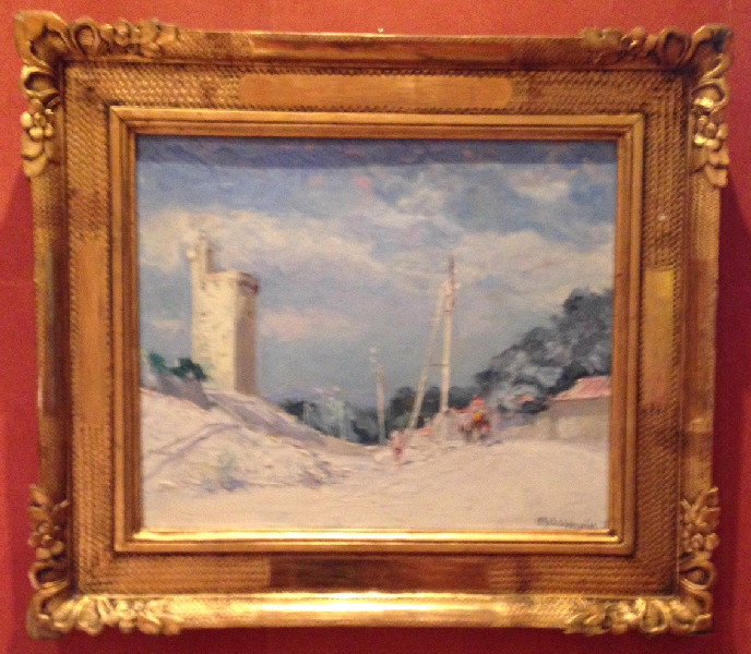 La route de Villeneuve et la tour Philippe-le-Bel