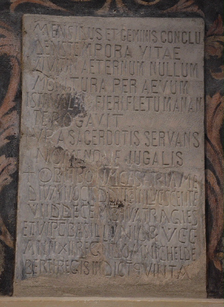 Epitaphe de sainte-Casarie