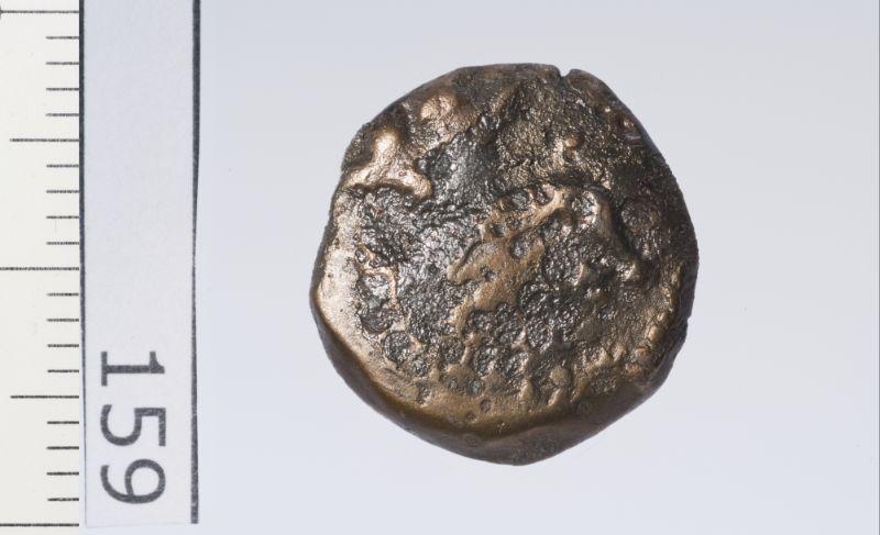 Petit bronze au dieu Bès sur les deux faces