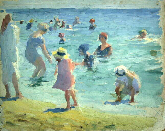 Baignade à Palavas