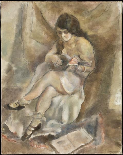 Femme à la mandoline