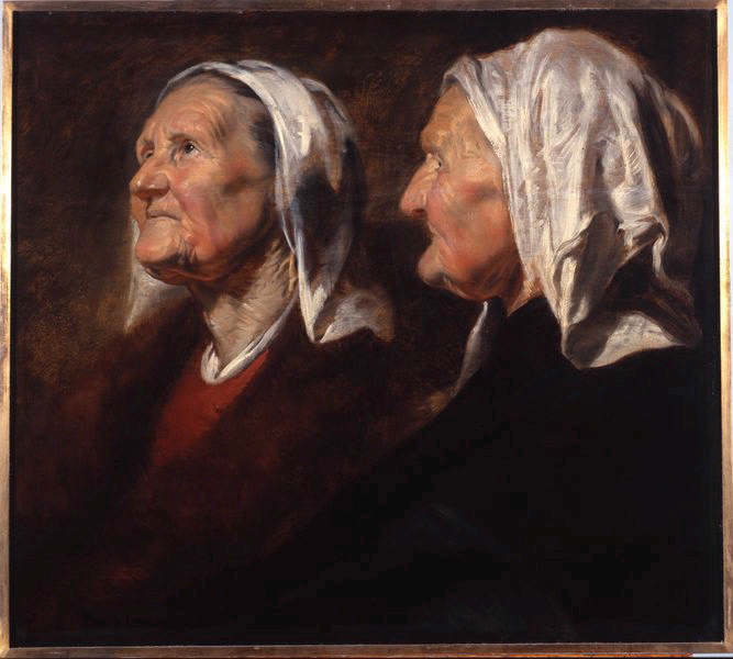 Têtes de vieille femme