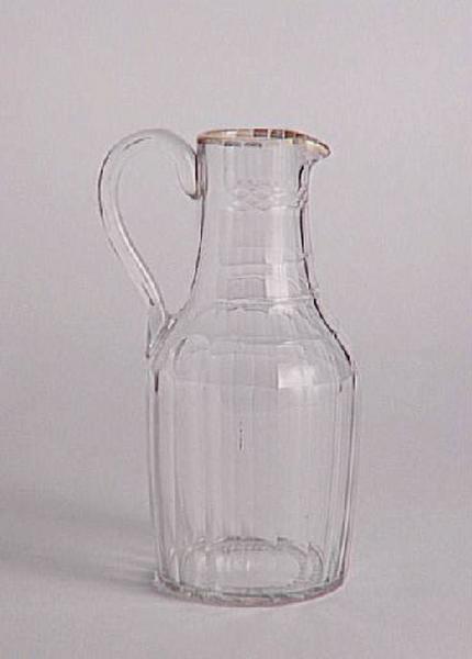 Broc à vin service Régence ; Broc n°3 à vin, taillé en plein (Appellation Daum)