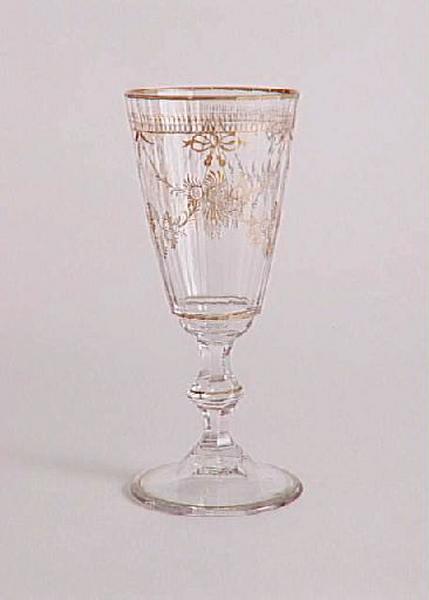 Verre service Régence. Décor II ; Verre, décor II (Appellation Daum)