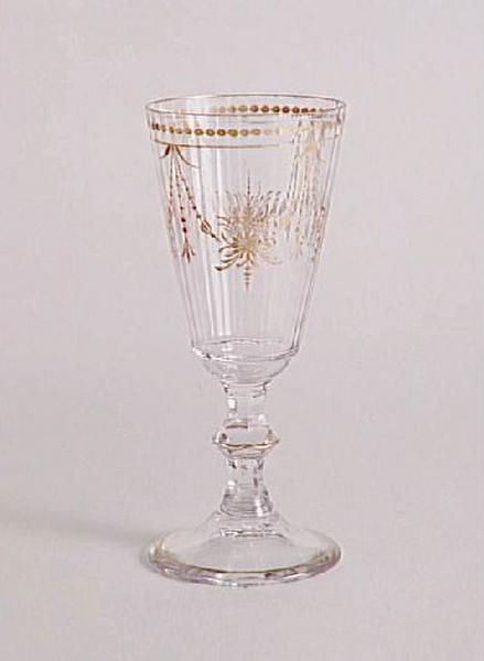 Verre service Régence. Décor I ; Verre, décor I (Appellation Daum)