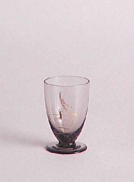 Verre service De Bange (patineur)