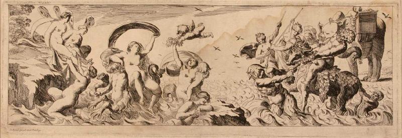 Triomphes marins et des épisodes bachiques : Triomphe marin d'Amphitrite