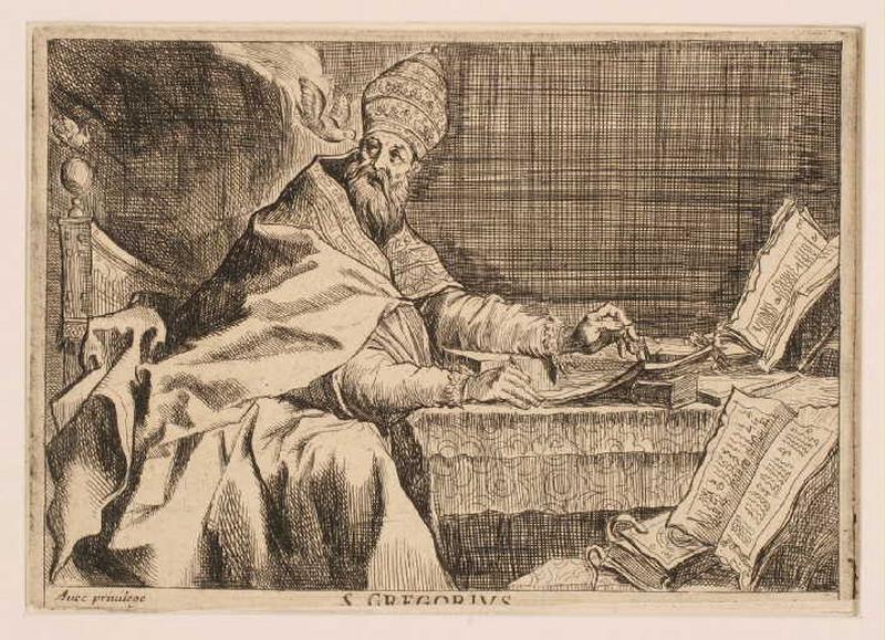 Suite des quatre docteurs de l'Eglise : Saint Grégoire