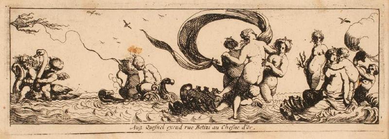 Ensemble dit Petites frises : Vénus visitant Amphitrite