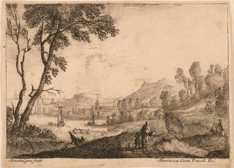 Vue sur une ville portuaire