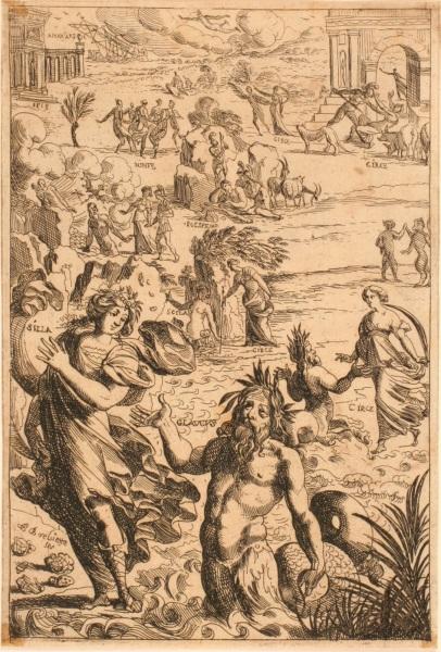 Les Métamorphoses d'Ovide : Glaucus et Scylla