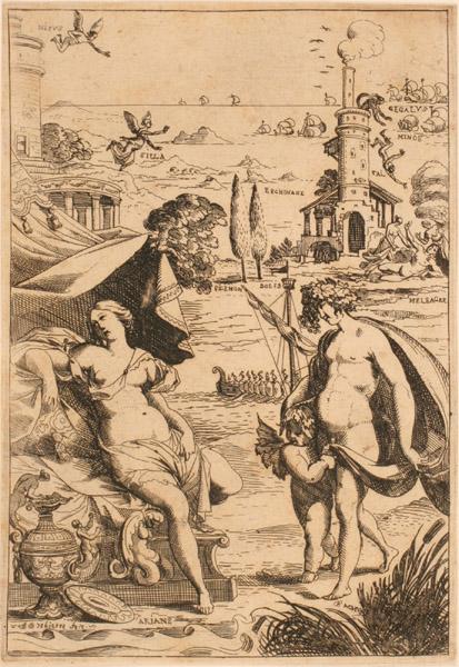 Les Métamorphoses d'Ovide : Bacchus et Ariane