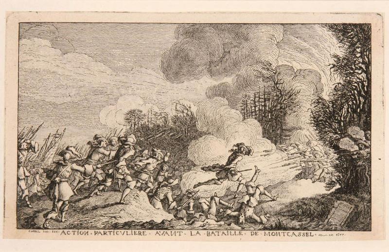 Action particulière avant la bataille de Montcassel