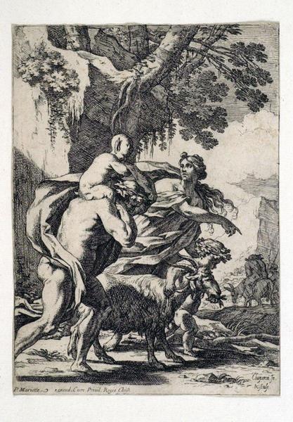 Recueil de diverses Bacchanales : Bacchanale au cortège de Silène