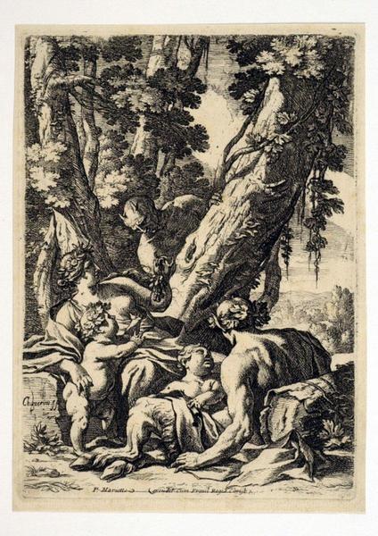 Recueil de diverses Bacchanales : Bacchanale au faune et à sa femelle