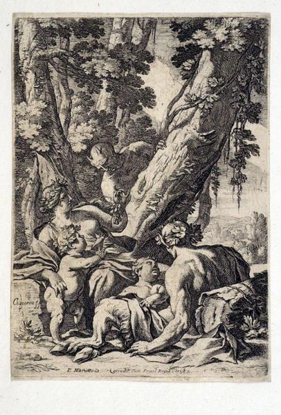 Recueil de diverses Bacchanales : Bacchanale au faune et à sa femelle