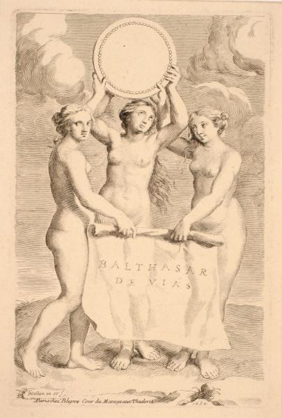 Titre-frontispice ; Les trois Grâces