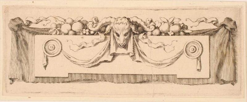 Bandeau orné d'une tête de bélier