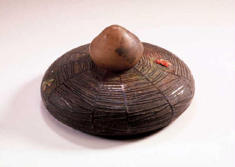 Encrier Vigne vierge, mouche et araignée