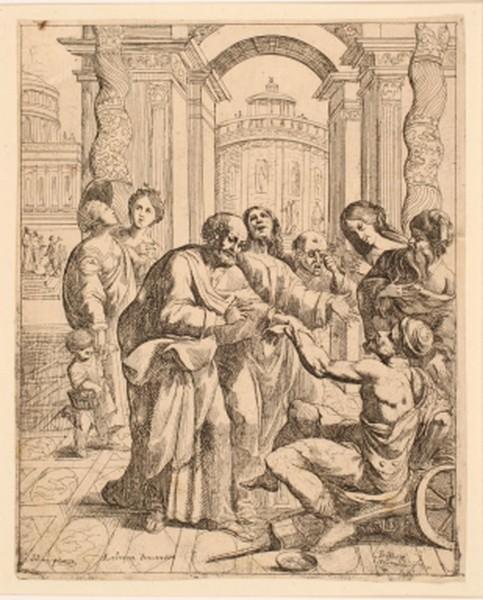 Saint Pierre et saint Jean guérissant le boîteux
