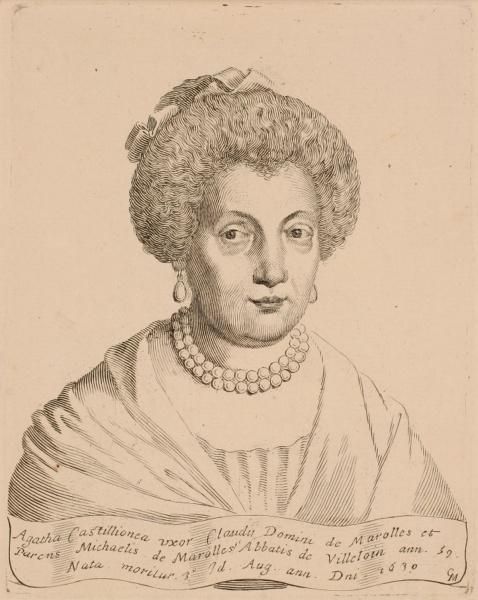 Portrait d'Agathe de Châtillon