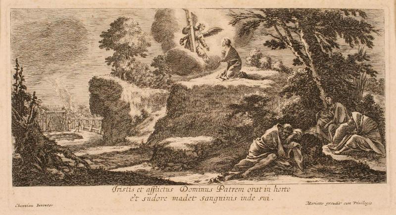 Jésus priant sur le Mont des Oliviers