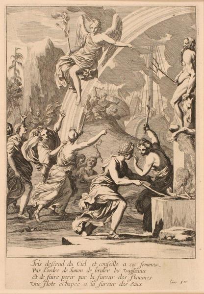 L'Enéide (Livre 5) : Conseils d'Iris aux Troyennes