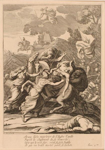 Mort de Camille, reine des Volsques