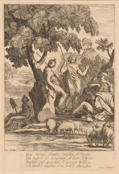 Daphnis écoutant chanter Corydon et Tyrsis
