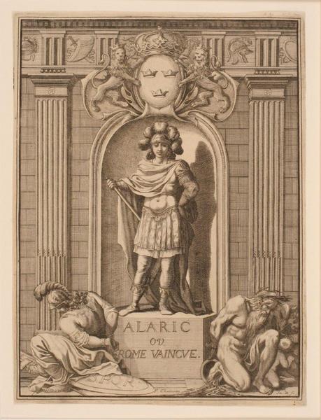 Frontispice ; Statue d'Alaric