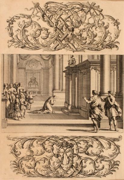 Aurèle apercevant Clotilde priant dans l'église de Vienne