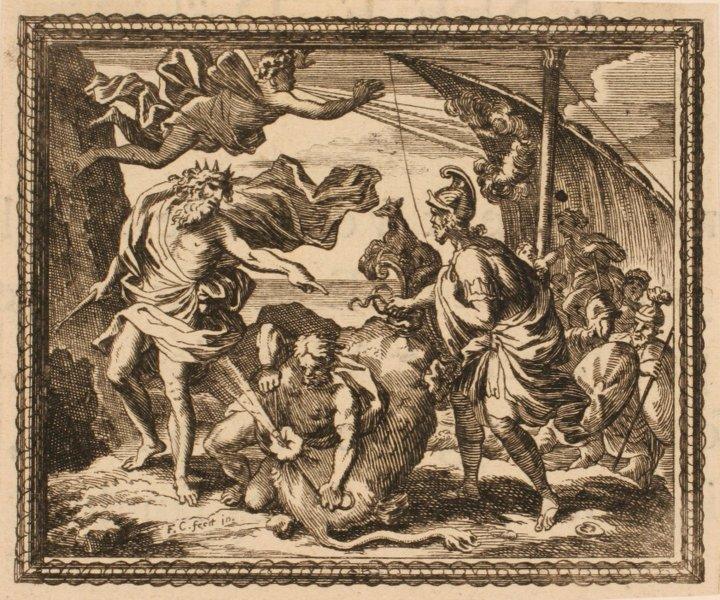 Les Métamorphoses d'Ovide : Vents enfermés dans un cuir de boeuf