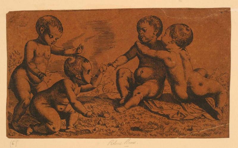 Deux couples d'enfants