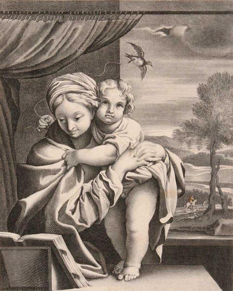 La Vierge à l'Enfant au chardonneret