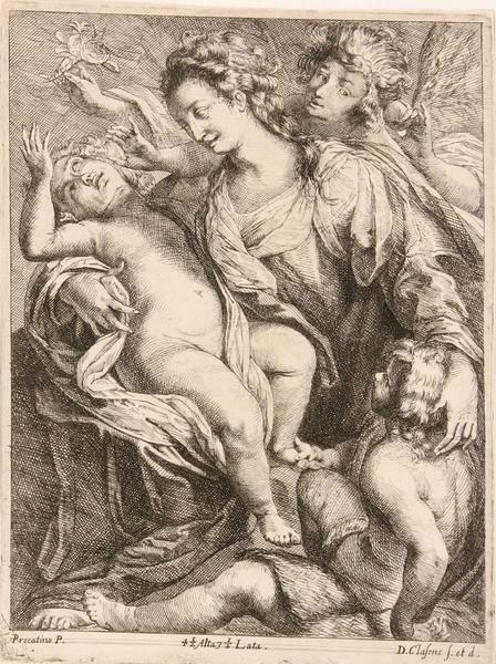 La Vierge à l'Enfant avec saint Jean et un ange