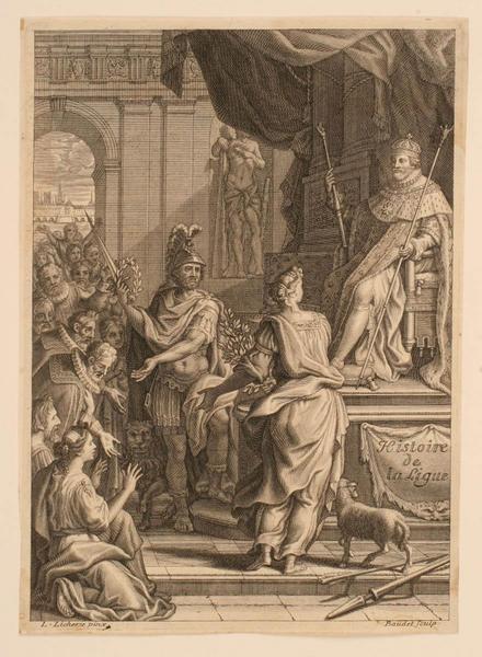 Frontispice pour L'histoire de la Ligue