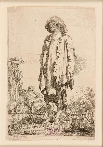 Figures du bas peuple de Rome : La famille de mendiants