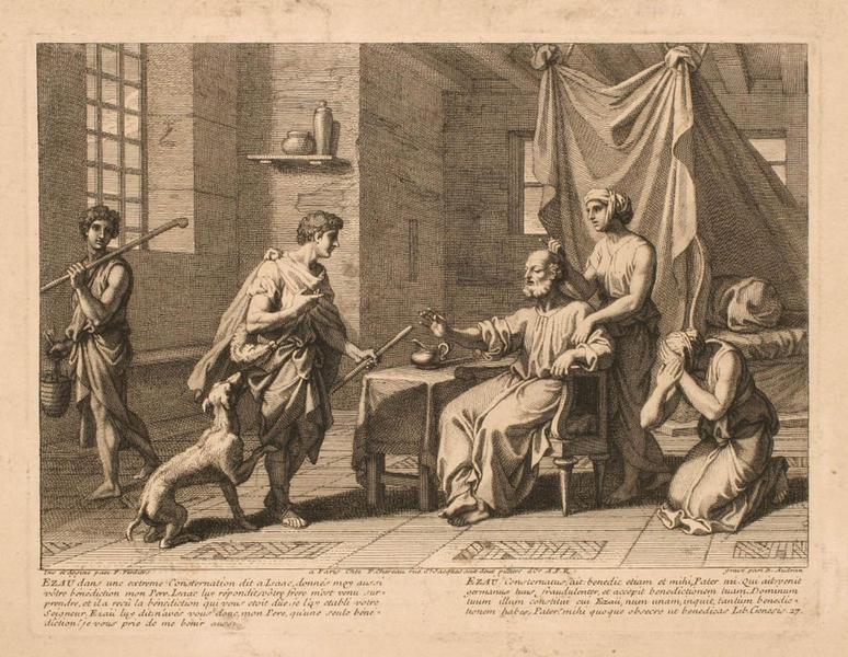 L'Histoire de Jacob : Esaü demandant la bénédiction