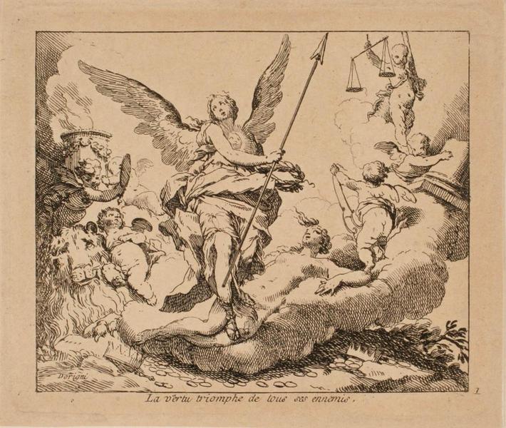 La Vertu : La vertu triomphe de tous ses ennemis