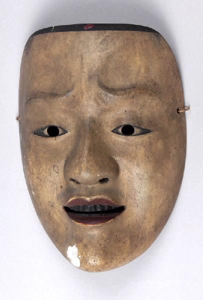 Masque de nô : Tête d'homme