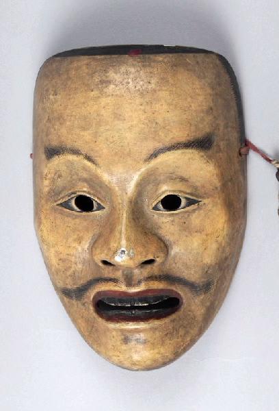 Masque de nô : Tête d'homme