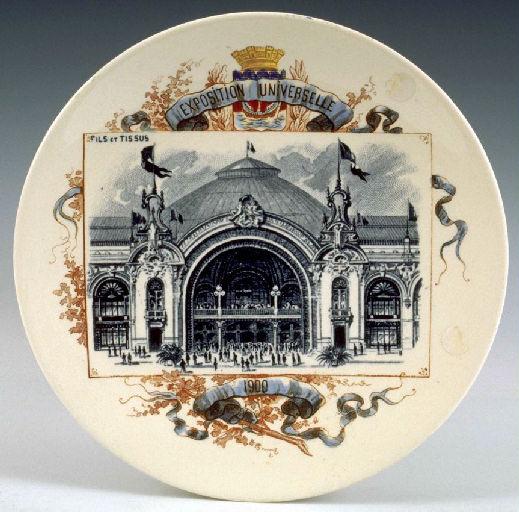 Exposition Universelle de 1900 (1) : le pavillon des fils et tissus (Série décorative)