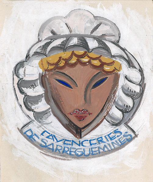 Projet de décor pour un cendrier