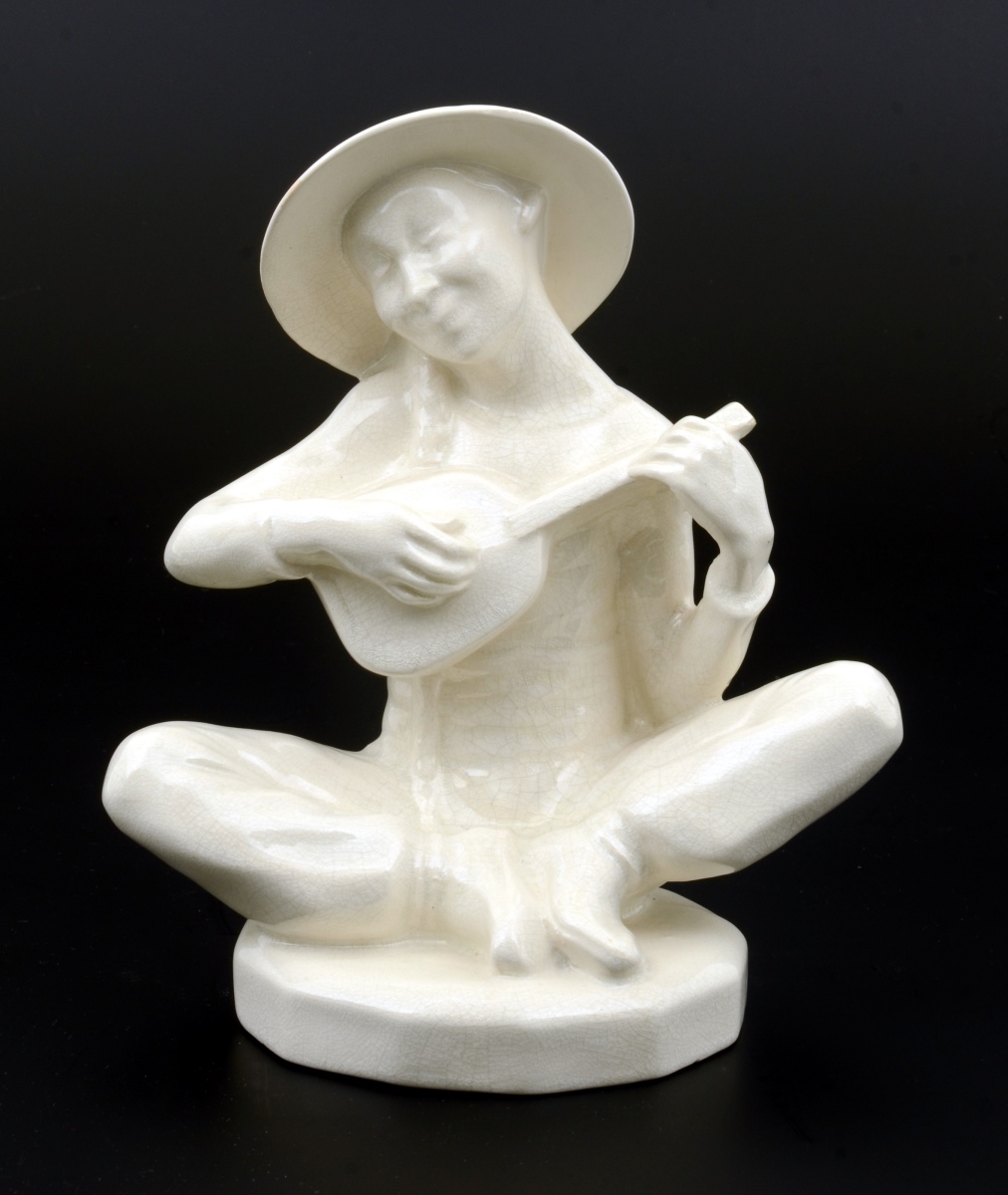 Joueur de mandoline annamite blanc (Titre)