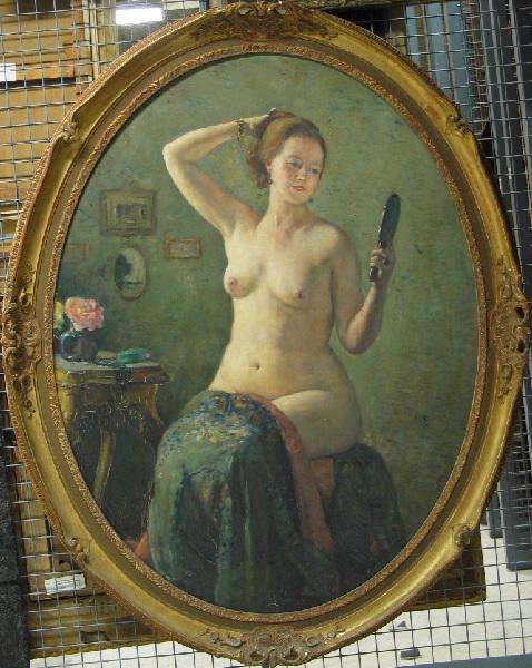 Femme à sa toilette (De face)