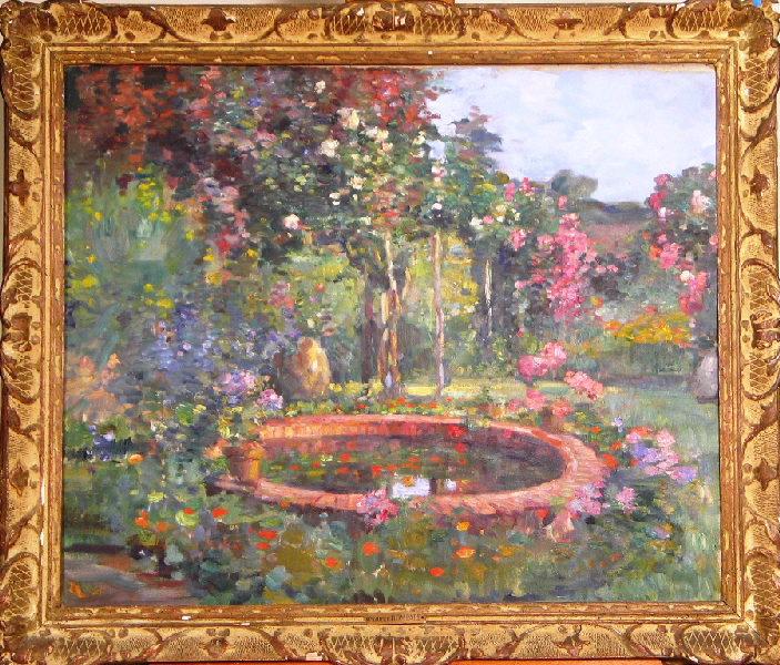Fontaine (Paysage au bassin)