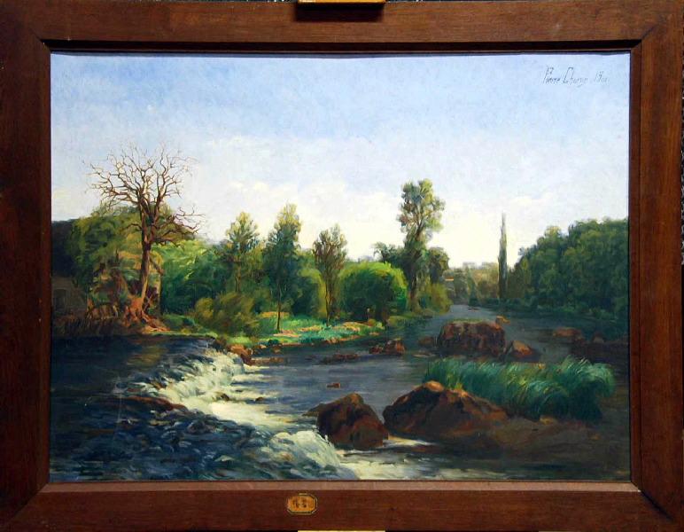 Torrent (Paysage avec rivière)