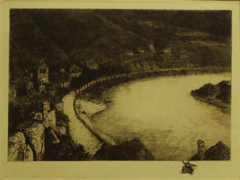 Le Fleuve Lot ; Le Village maritime (Tournant du Lot à Boisse-Penchot)